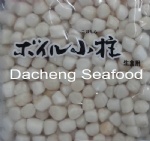 Frozen bay scallop adductor, sashimi grade