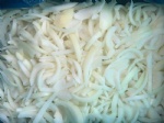 Frozen onion strip